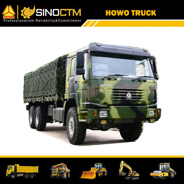 SINOTRUK HOWO Troops Carrier Truck 6x6 24FT