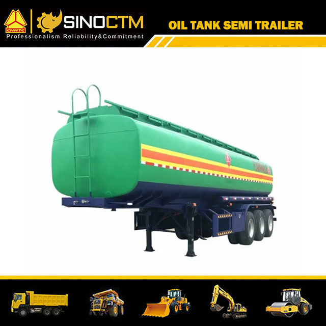 Three Axles 50CBM Oil Tanker Semi-Trailer