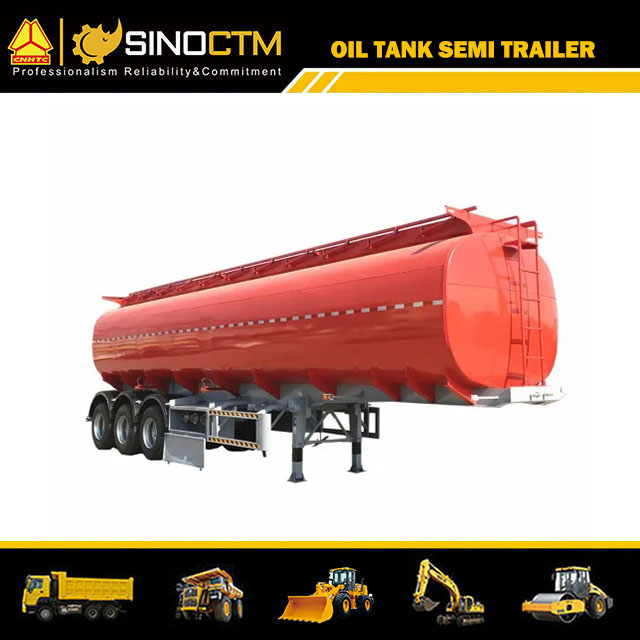 Three Axles 35CBM Oil Tanker Semi-Trailer