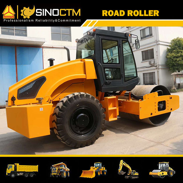 JM610H FULL HYDRAULIC SINGLE DRUM VIBRATORY ROLLER 10T