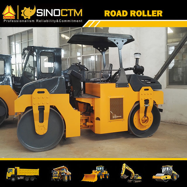  YZC6 DOUBLE DRUM VIBRATORY ROLLER 6T