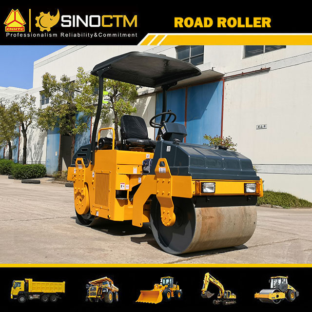  YZC3 DOUBLE DRUM VIBRATORY ROLLER 3T