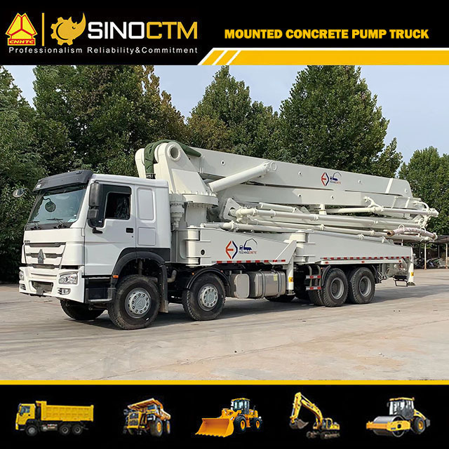 HOWO Boom Concrete Pump Truck（52m） 