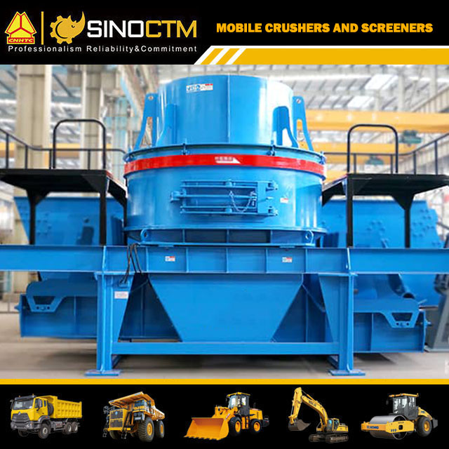 Crawler Mobile Vertical Shaft Impact Crusher 65 t/h