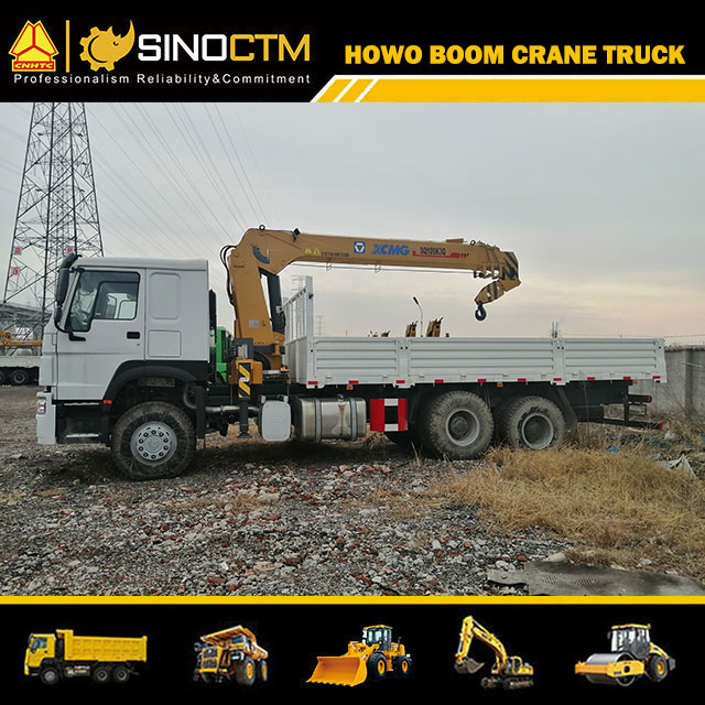 SINOTRUK HOWO 6x4 Boom Truck 12T Crane