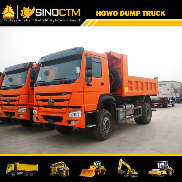 SINOTRUK HOWO 4X2 Dump Truck 290hp