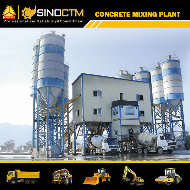 Concrete mixing plant HZS60