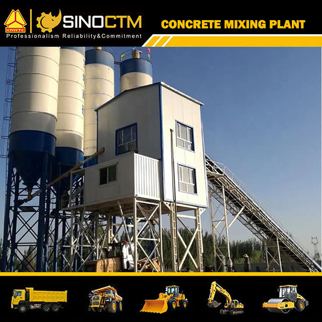 Concrete mixing plant HZS75