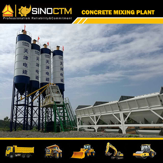 Concrete mixing plant HZS50