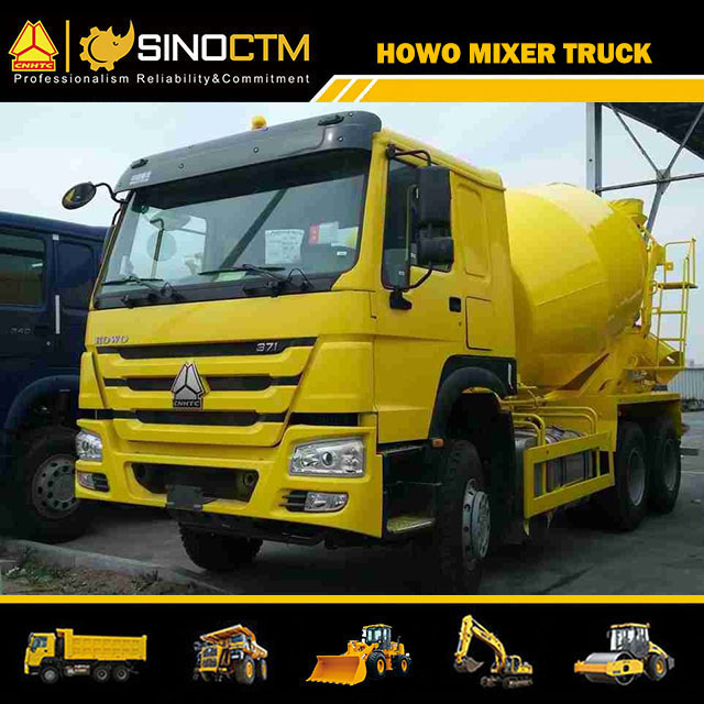 SINOTRUK HOWO 6X4 Concrete Mixer Truck 9 Cbm