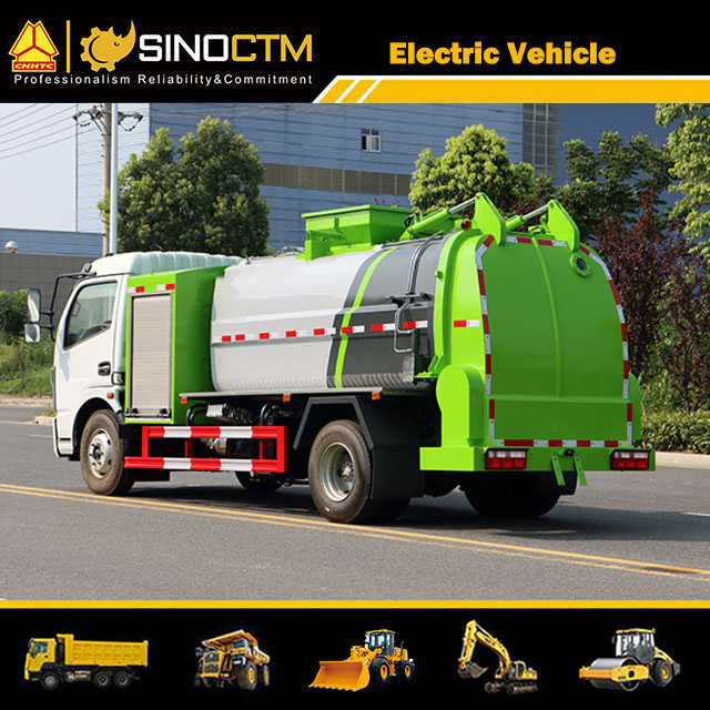 DONGFENG Electric Side Bin Lifter Garbage Truck 5 CBM