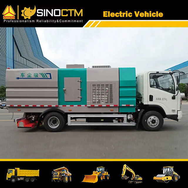 DONGFENG Electric Vacuum Sweeper Truck 5.5CBM