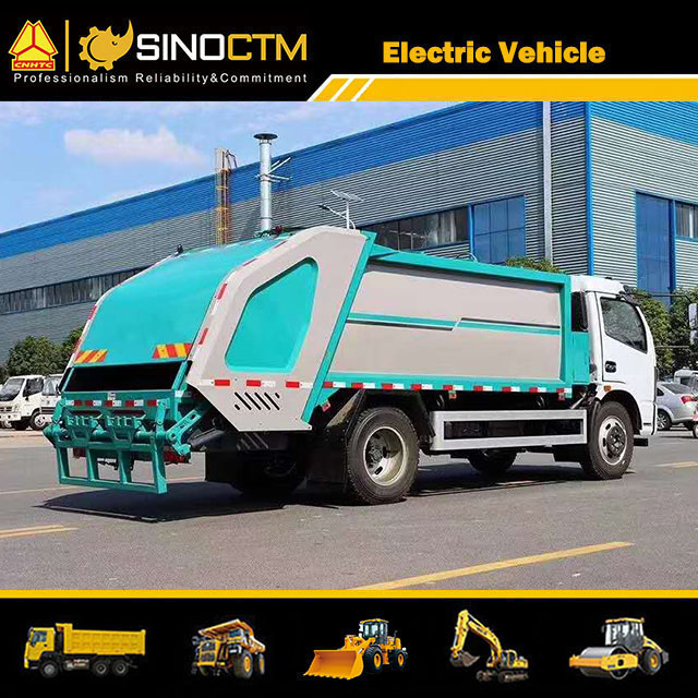 Electric Compression Garbage Truck 8 CBM