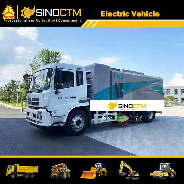 DONGFENG Electric Vacuum Sweeper Truck 8CBM