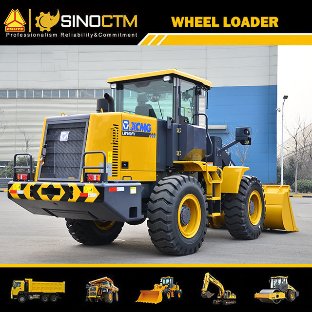 Spring Loaded Compact Wheel loader For Projects