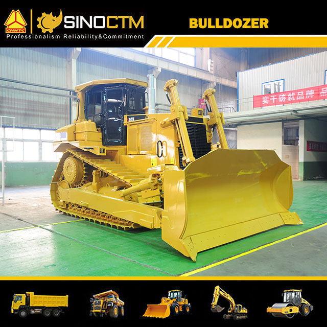 Compact Multifunctional Bulldozer With Backhoe