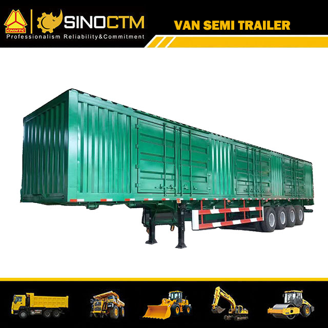 Four Axle Van semi trailer 