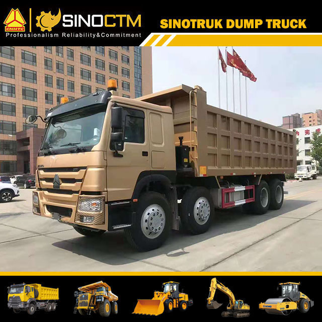 8X4 Manual Material Transportation Dump Truck