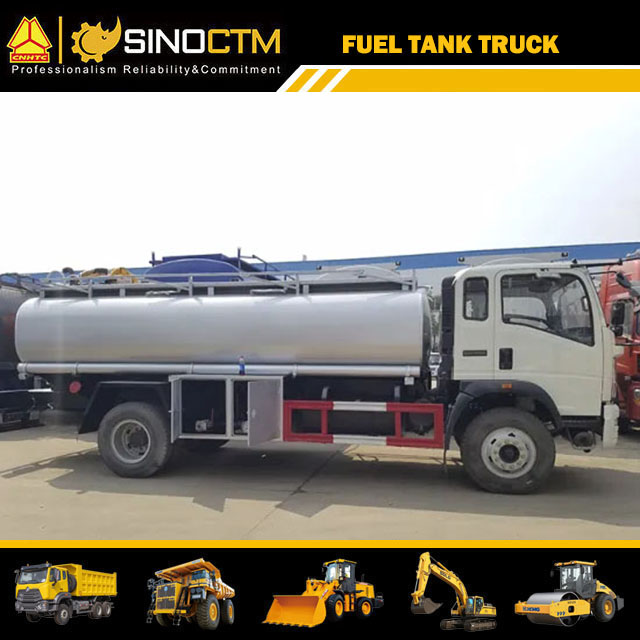 Low Profile Hydraulic Fuel Tank Truck For Transportation