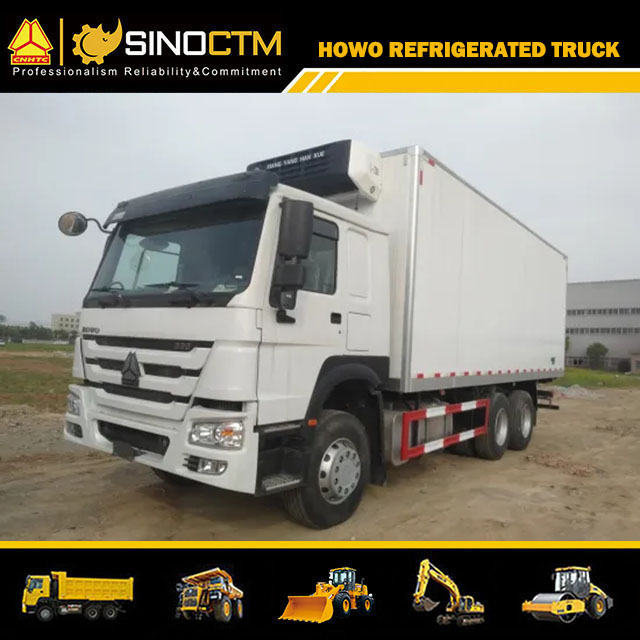 SINOTRUK HOWO 6X4 Refrigerated Truck 25ft