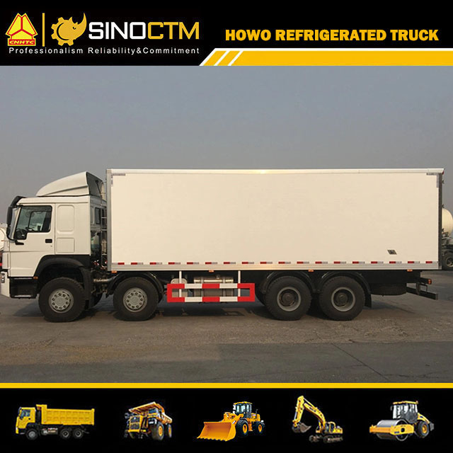 SINOTRUK HOWO 8X4 Refrigerated Truck 28ft