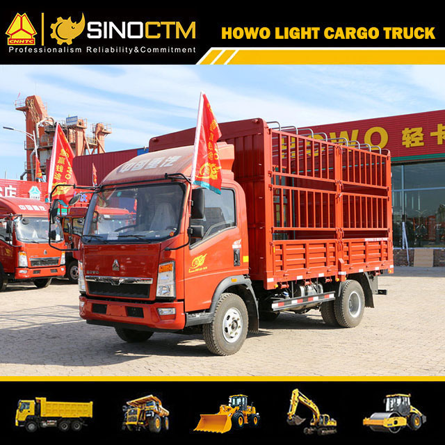 SINOTRUK HOWO 4X2 Stake Cargo Truck 5T