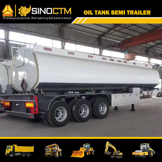 Three Axles 35CBM Oil Tanker Semi-Trailer