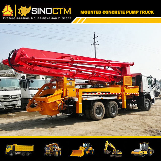 HOWO Boom Concrete Pump Truck(33m） 