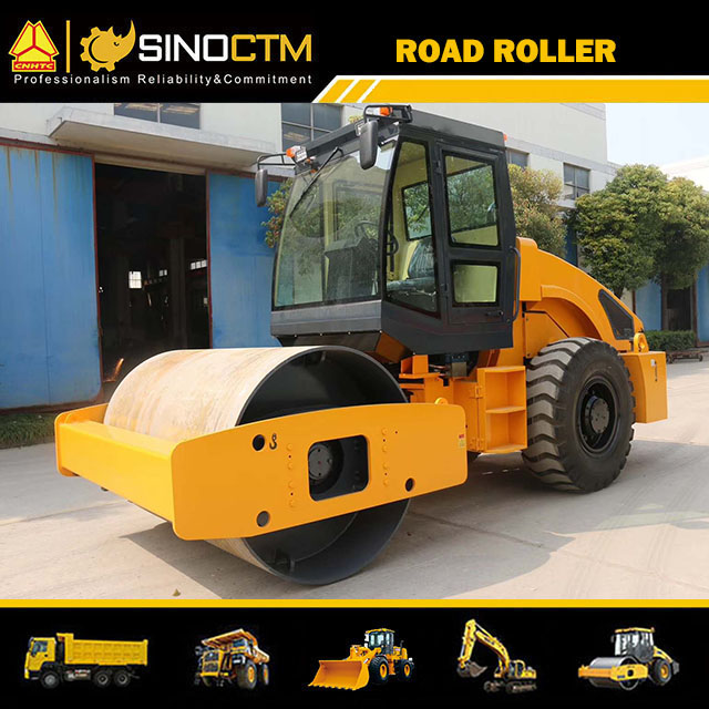 JM610H FULL HYDRAULIC SINGLE DRUM VIBRATORY ROLLER 10T