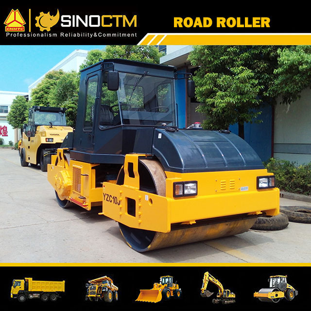 YZC10 DOUBLE DRUM VIBRATORY ROLLER 10T