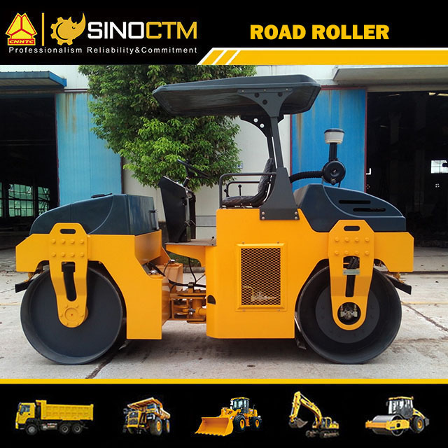  YZC6 DOUBLE DRUM VIBRATORY ROLLER 6T