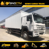 SINOTRUK HOWO 6X4 Van Cargo Truck 30ft