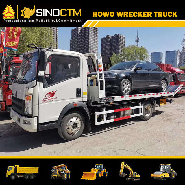 SINOTRUK 4x2 Light Pull Arm Wrecker Truck 3T