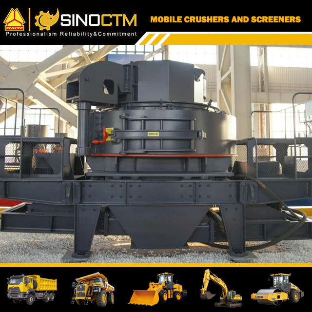 Crawler Mobile Vertical Shaft Impact Crusher 65 t/h