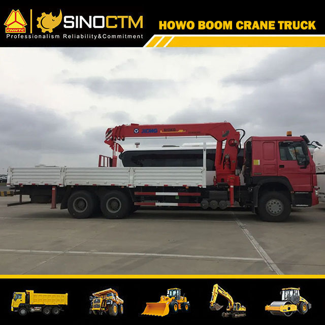 SINOTRUK HOWO 6x4 Boom Truck 10T Crane Truck