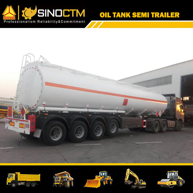 Four Axles 60cbm Oil Tank Semi-trailer