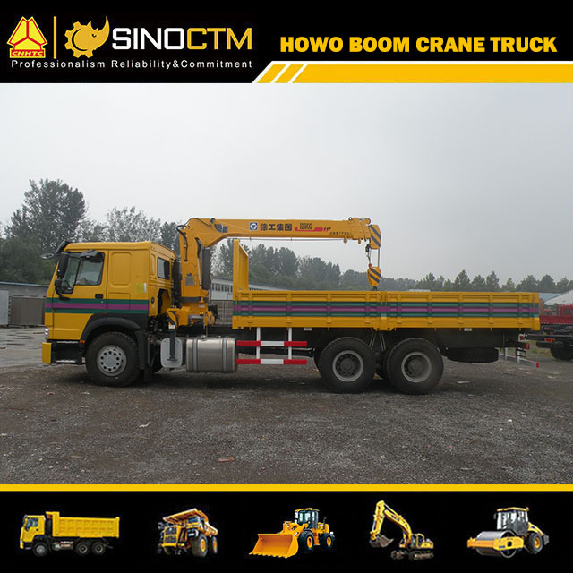 SINOTRUK HOWO 6X4 Boom Crane Truck