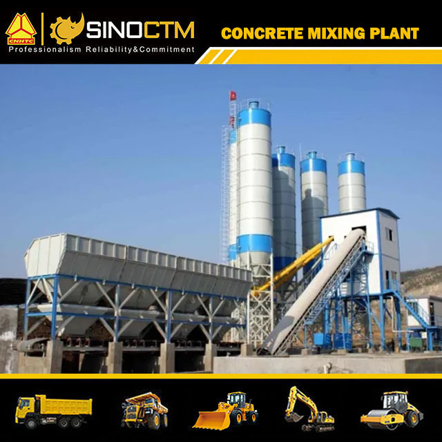 Concrete mixing plant HZS90