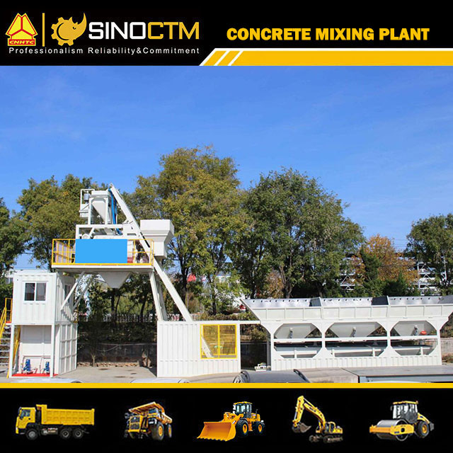 Concrete mixing plant HZS25