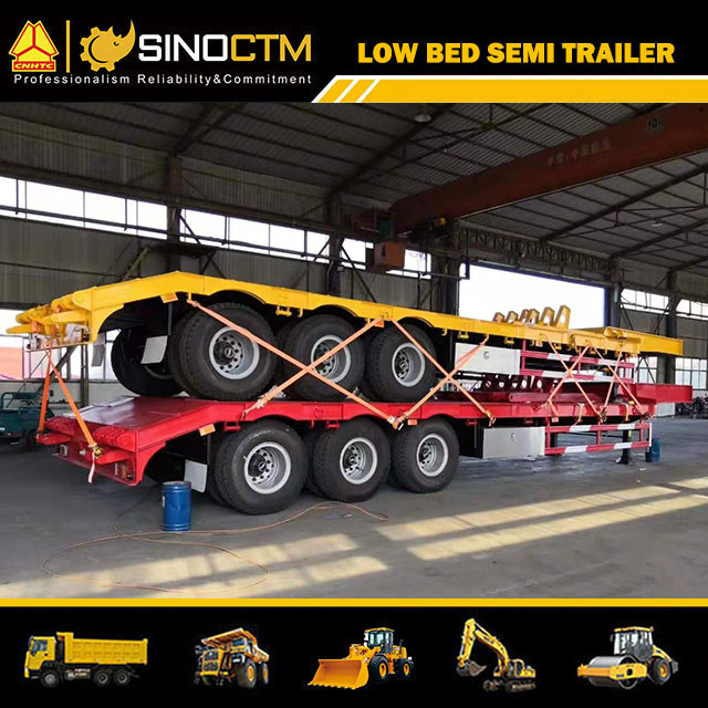 Three Axle Low Bed Semi-Trailer