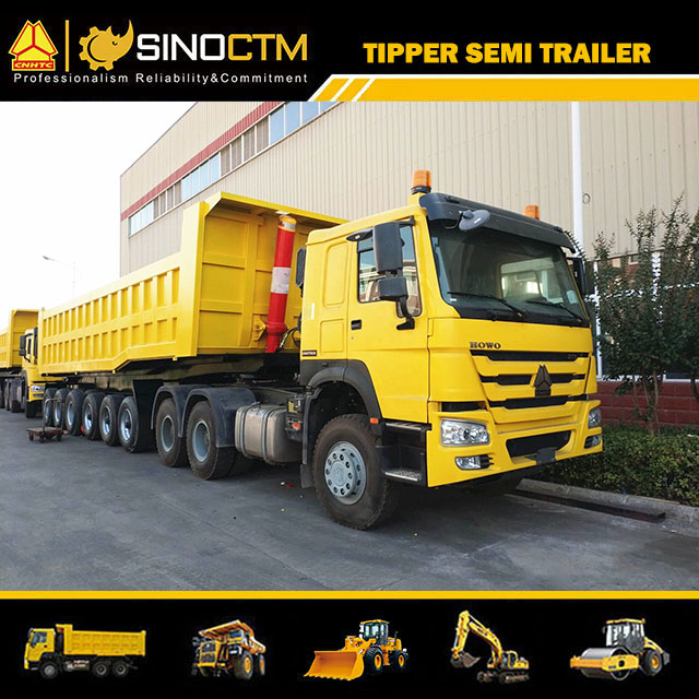 Six Axle Dump Semi-Trailer