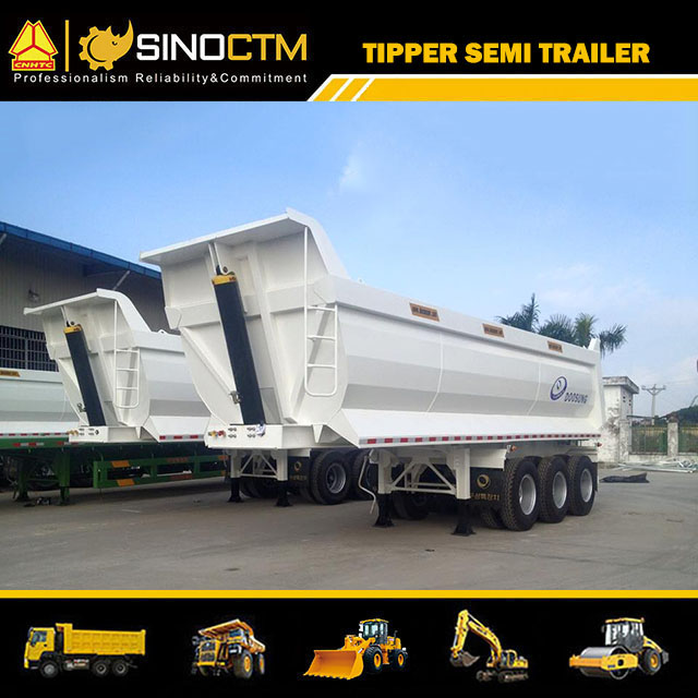 Three Axle U Shape Tipper Semi-Trailer