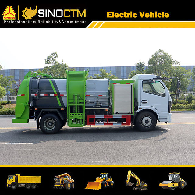 DONGFENG Electric Side Bin Lifter Garbage Truck 5 CBM