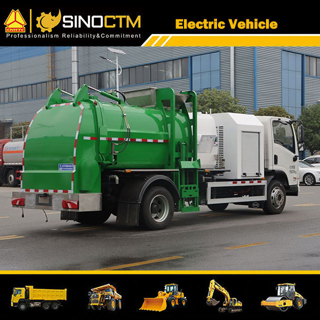 BYD Electric Side Bin Lifter Kitchen Garbage Truck 7 CBM