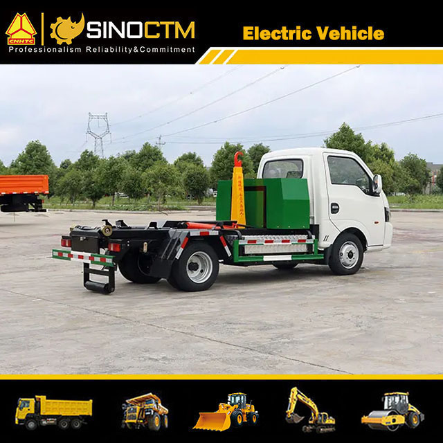 DONGFENG Electric Hook Lift Garbage Truck 2.5 CBM