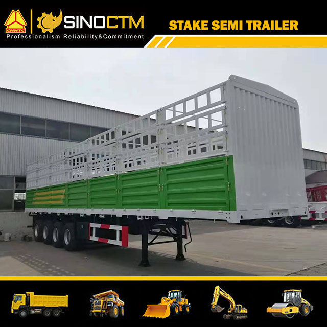 Four Axle Stake semi trailer 