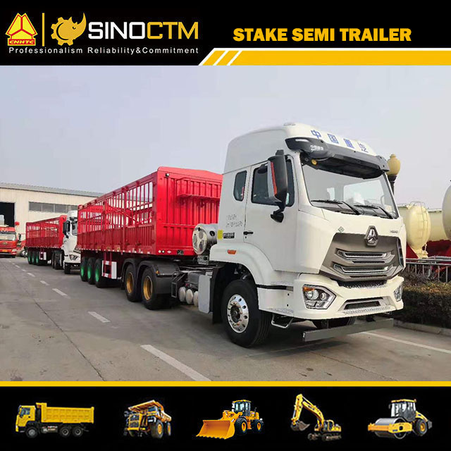 Three Axle Stake semi trailer 50T