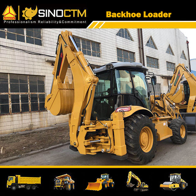 Telehandler Hydraulic Wheel loader With Backhoe