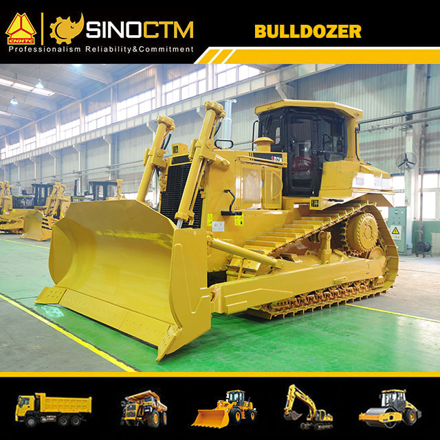 Compact Multifunctional Bulldozer With Backhoe