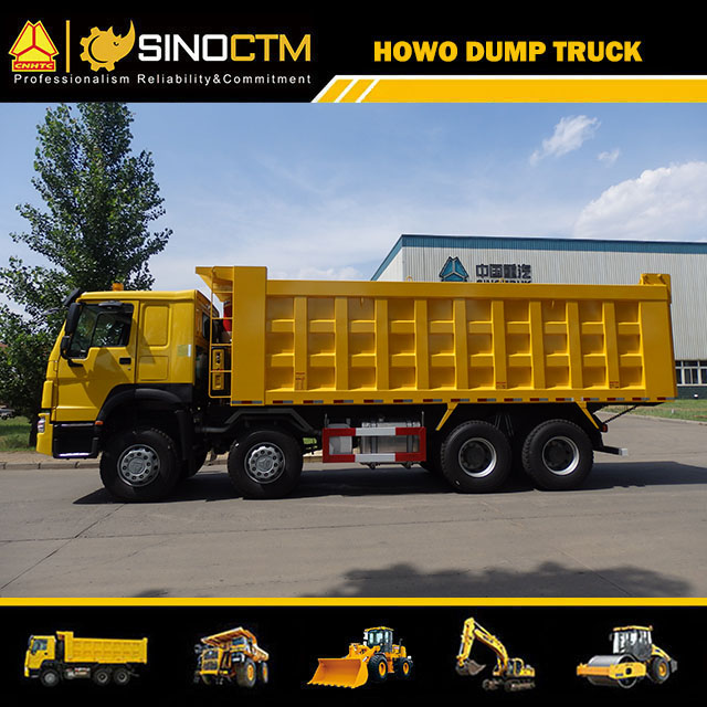 Quad Axle Stable Quarry Dump Truck